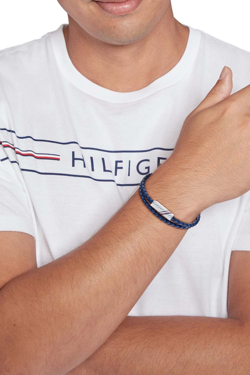 Tommy Hilfiger Armband TJ2790470 Heren Blauw 19 cm