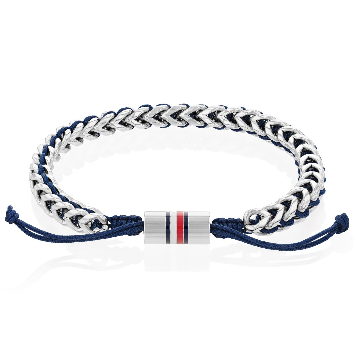 Tommy Hilfiger Jewels TJ2790511 Armband Heren Staal Nylon 19,5cm