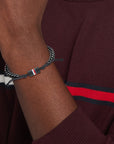 Tommy Hilfiger Jewels TJ2790513 Armband Heren Staal Nylon 19,5cm