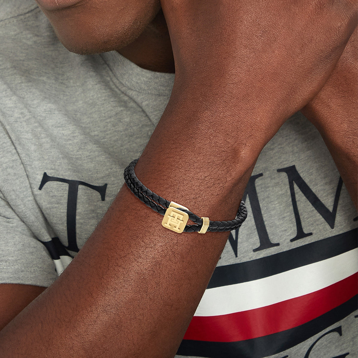 Tommy Hilfiger Armband TJ2790531 Heren Zwart 19 cm