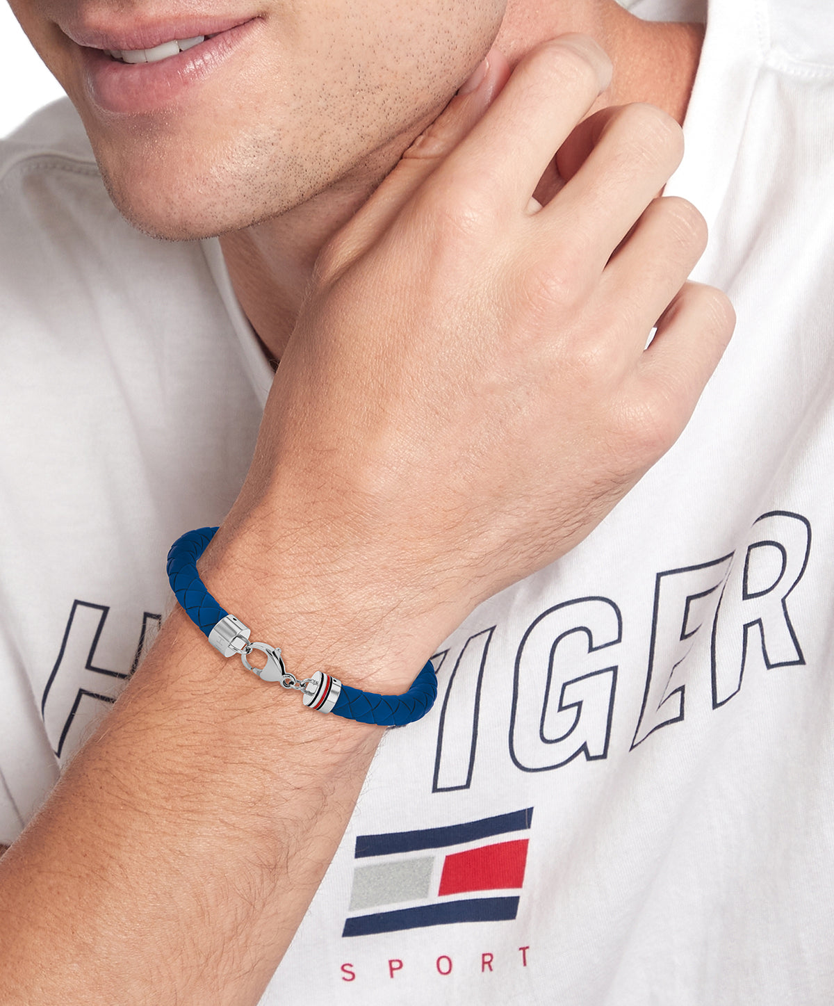 Tommy Hilfiger Armband TJ2790554 Heren Blauw 19 cm