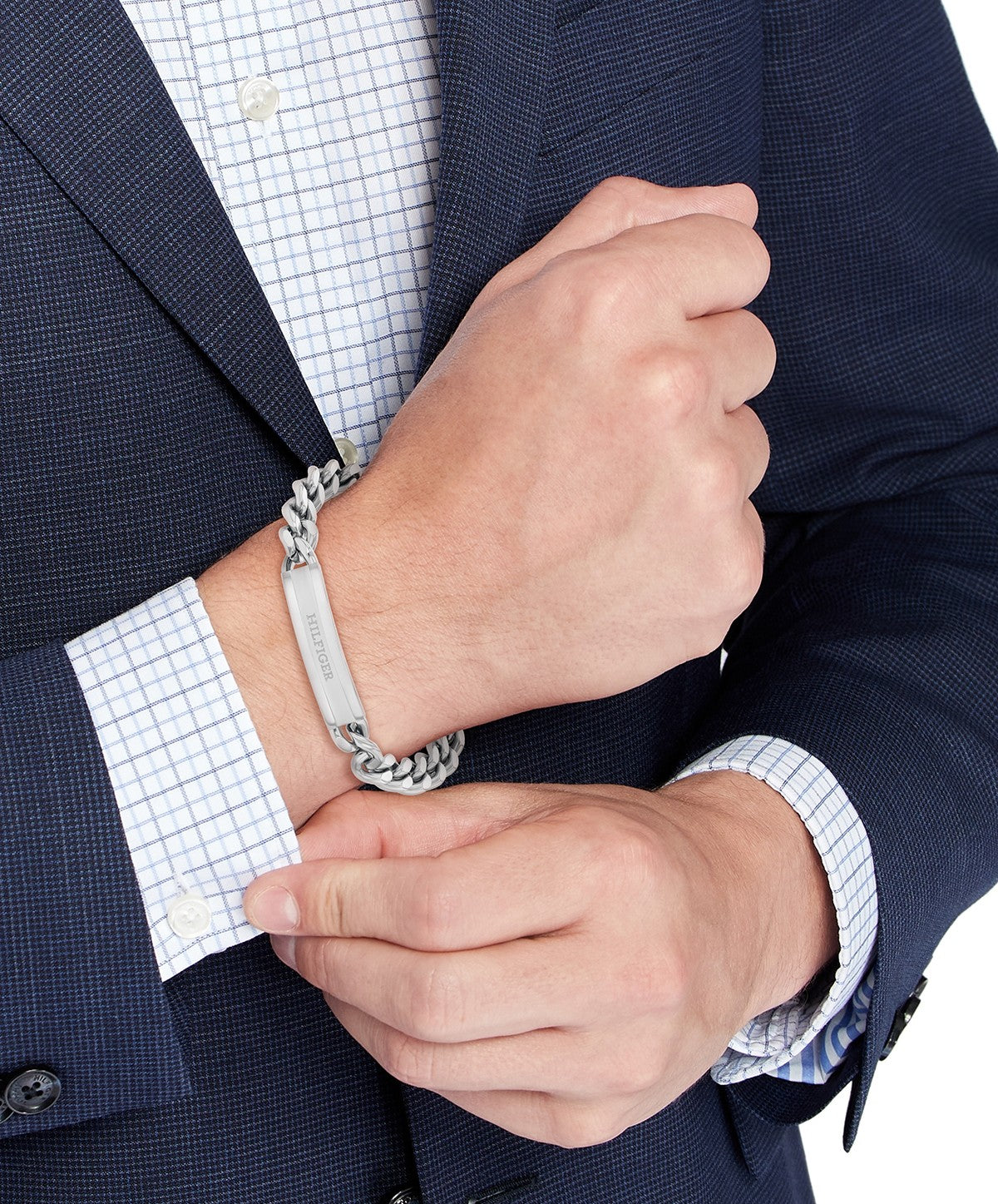 Tommy Hilfiger TJ2790579 Heren Armband - Staal - 19cm Goudkleurig