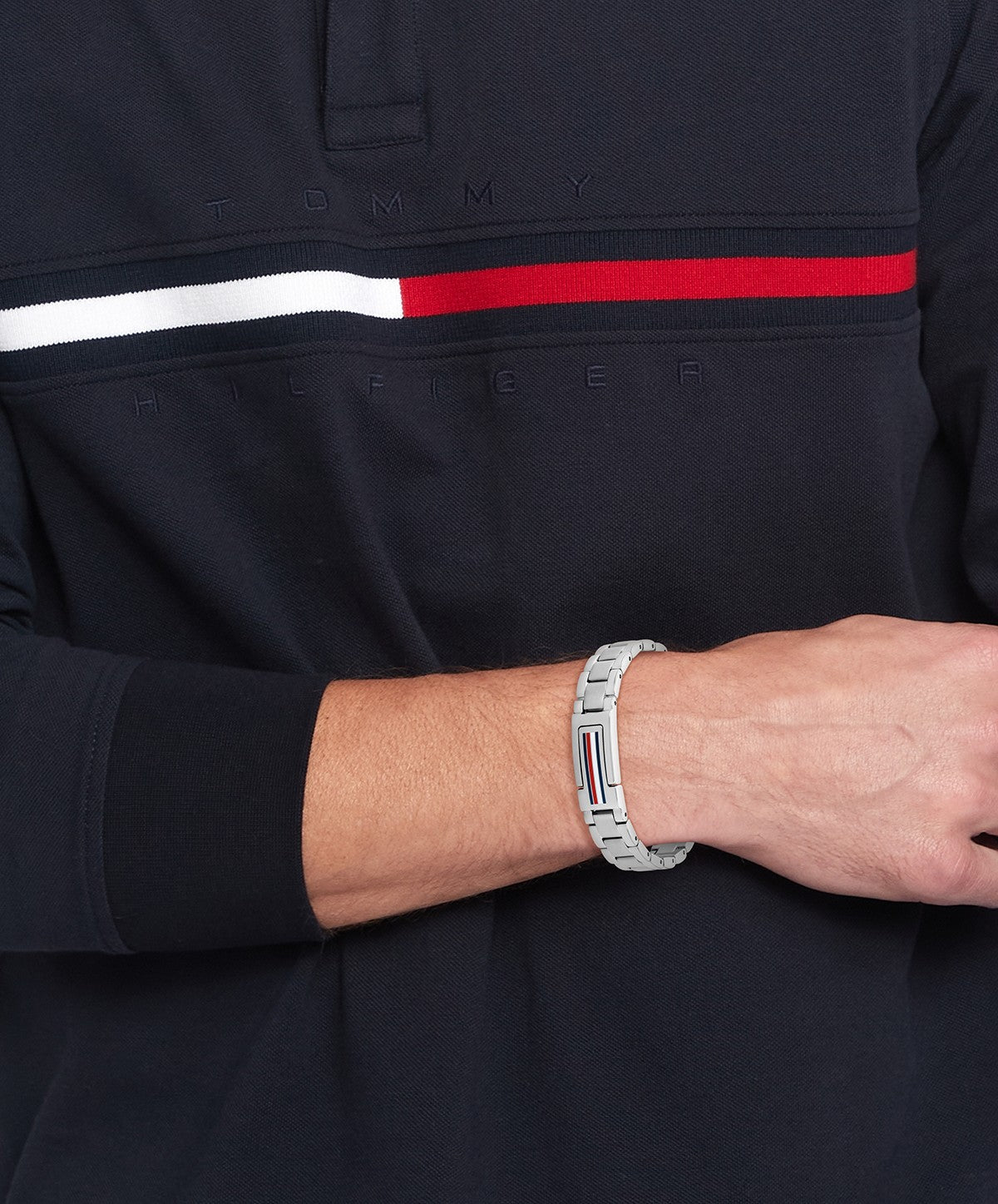 Tommy Hilfiger Jewels TJ2790596 Schakelarmband - Staal - 19cm Zilverkleurig