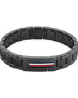 Tommy Hilfiger Jewels TJ2790597 Schakelarmband - Staal - 19cm Zwart