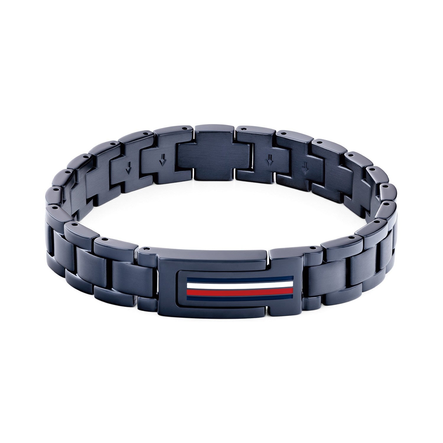 Tommy Hilfiger Jewels TJ2790598 Schakelarmband - Staal - 19cm Blauw
