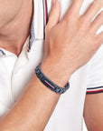 Tommy Hilfiger Jewels TJ2790598 Schakelarmband - Staal - 19cm Blauw