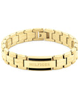 Tommy Hilfiger Jewels TJ2790601 Schakelarmband - Staal - 19cm Goudkleurig