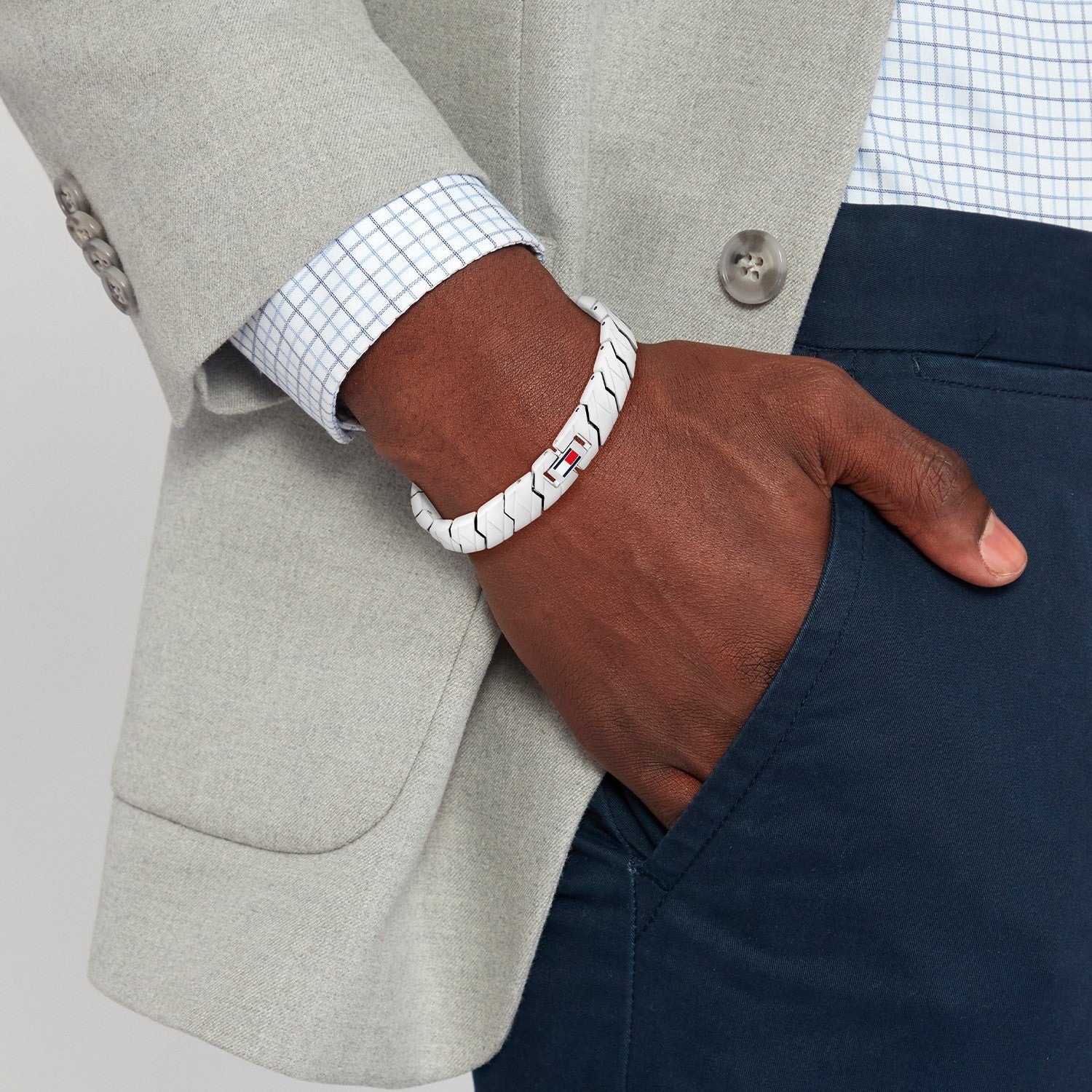 Tommy Hilfiger Jewels TJ2790619 Schakelarmband - Staal - 19cm Zilverkleurig