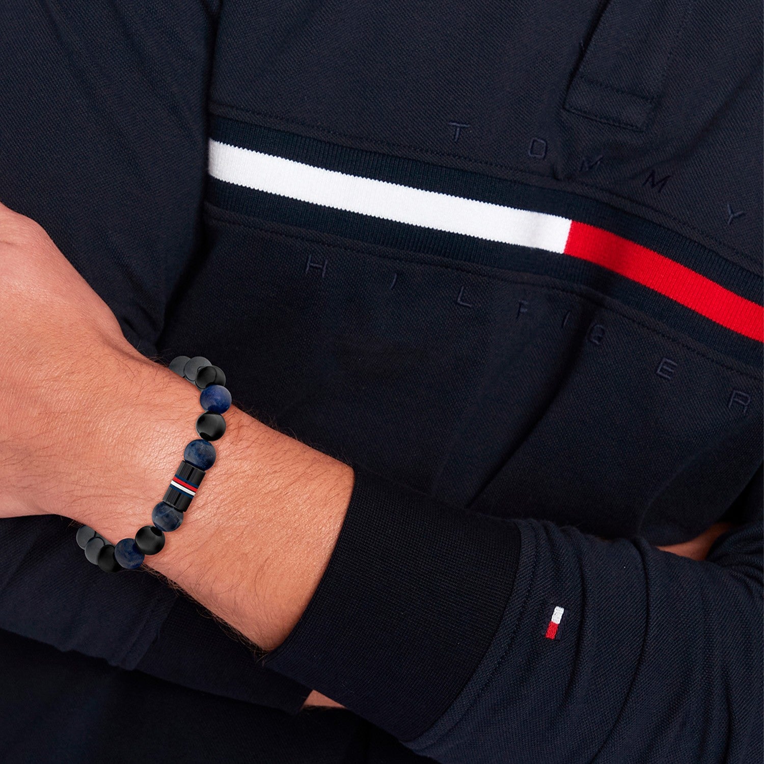 Tommy Hilfiger Armband TJ2790630 Heren Grijs 19 cm