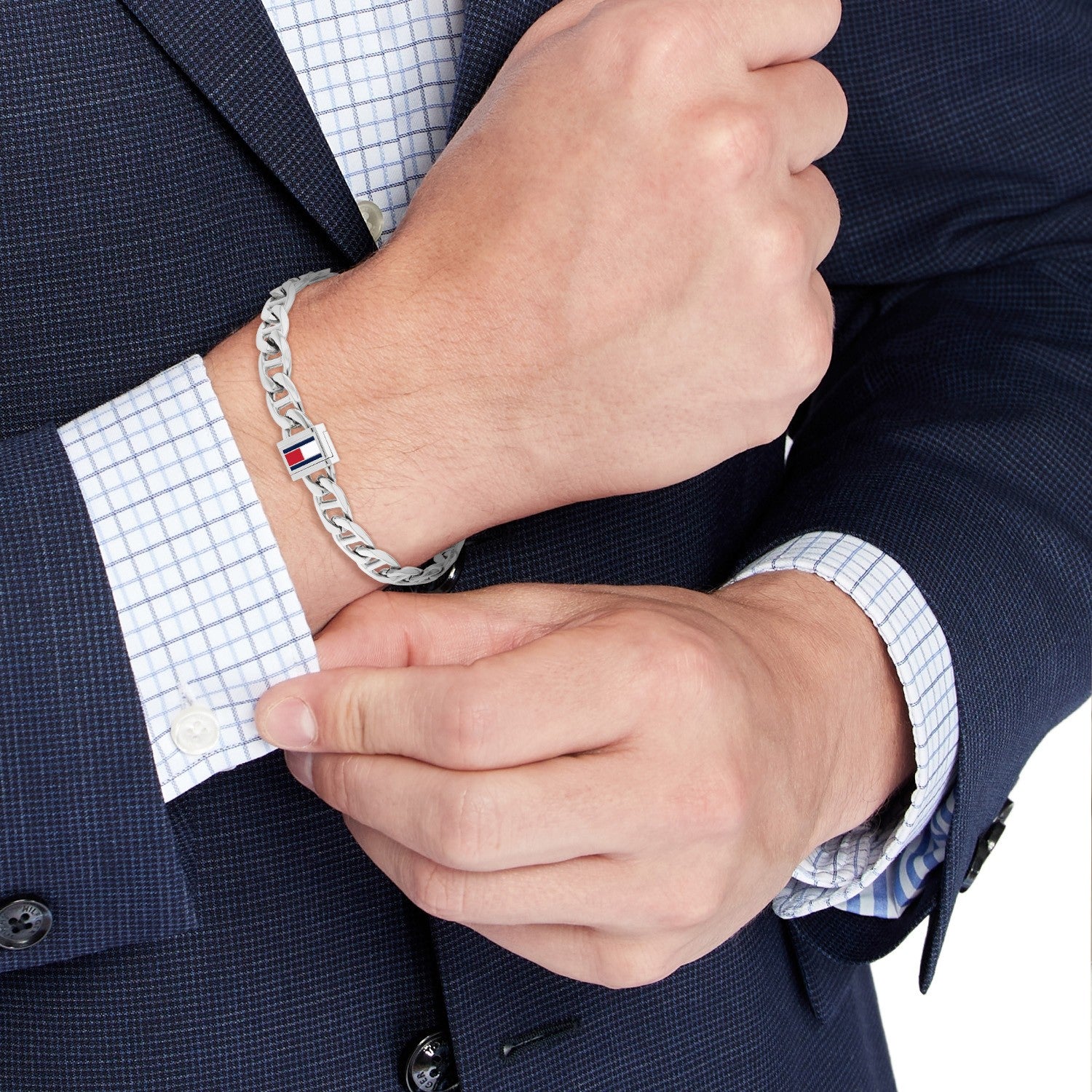 Tommy Hilfiger Jewels TJ2790645S Schakelarmband - Staal Zilverkleurig