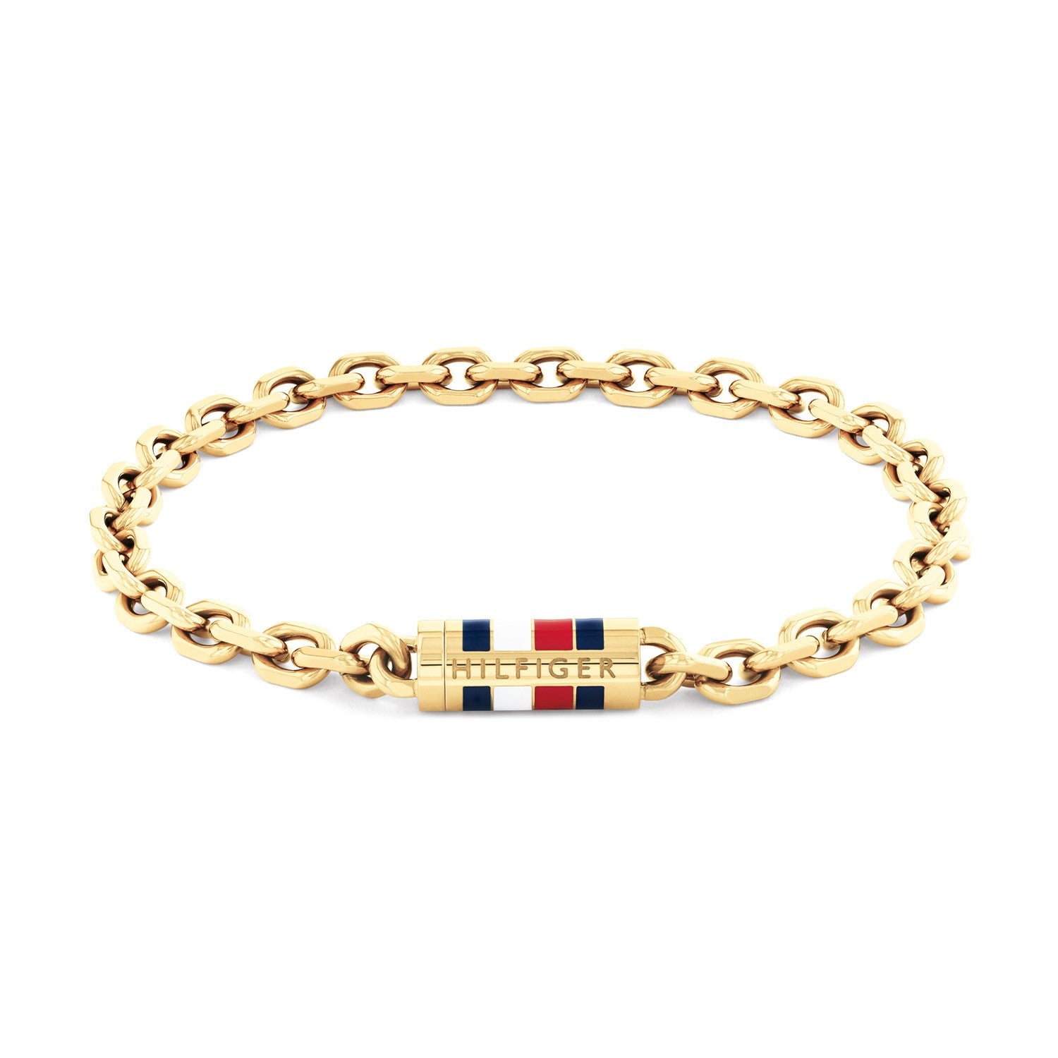 Tommy Hilfiger Jewels TJ2790653S Schakelarmband - Staal Goudkleurig