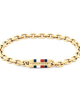 Tommy Hilfiger Jewels TJ2790653S Schakelarmband - Staal Goudkleurig