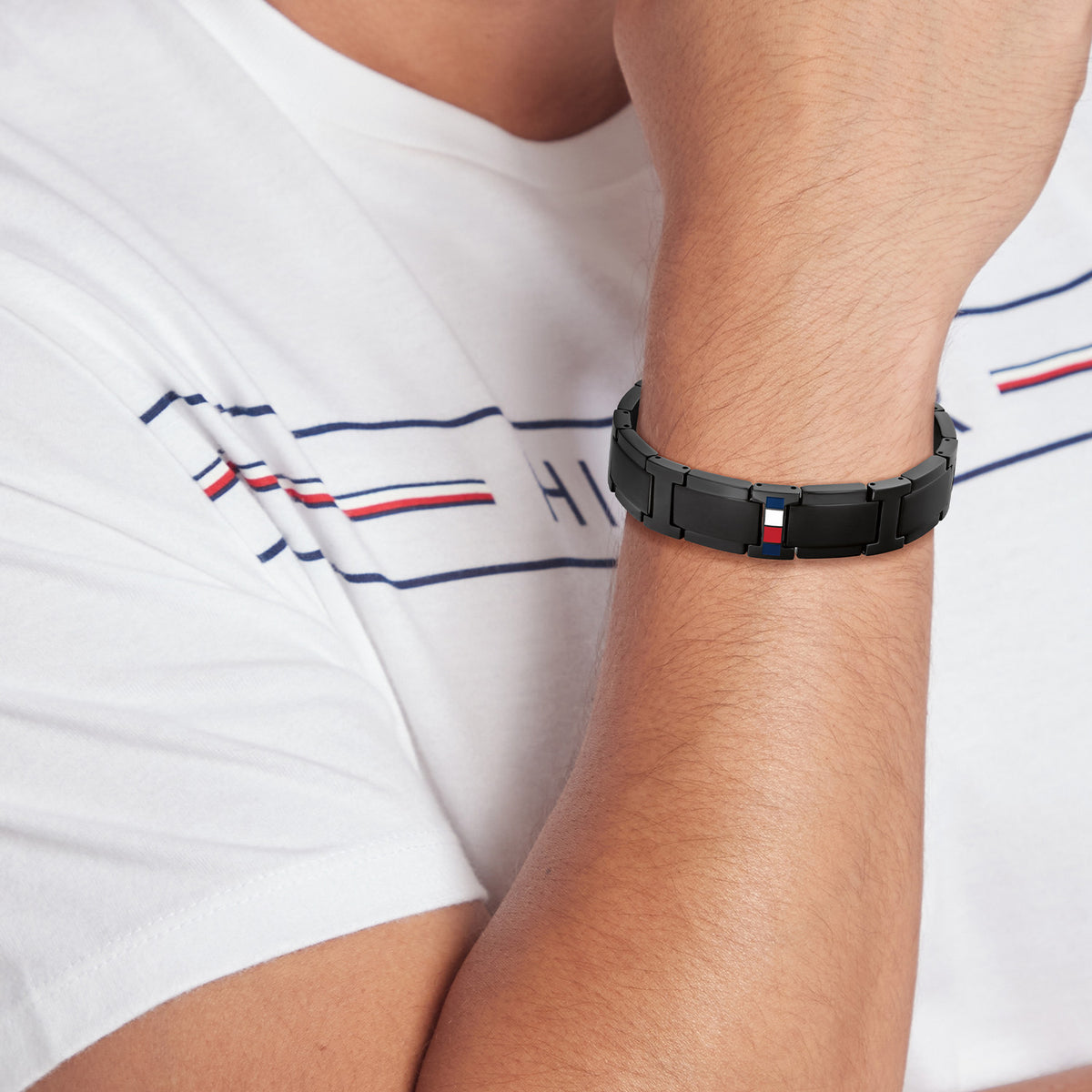 Tommy Hilfiger Armband TJ2790659 Heren Zwart 19 cm