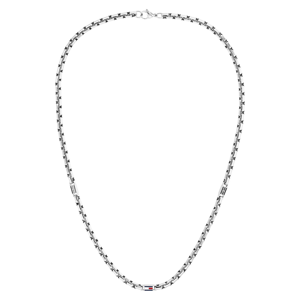 Tommy Hilfiger Collier TJ2790672 Heren Zilverkleurig 56 cm