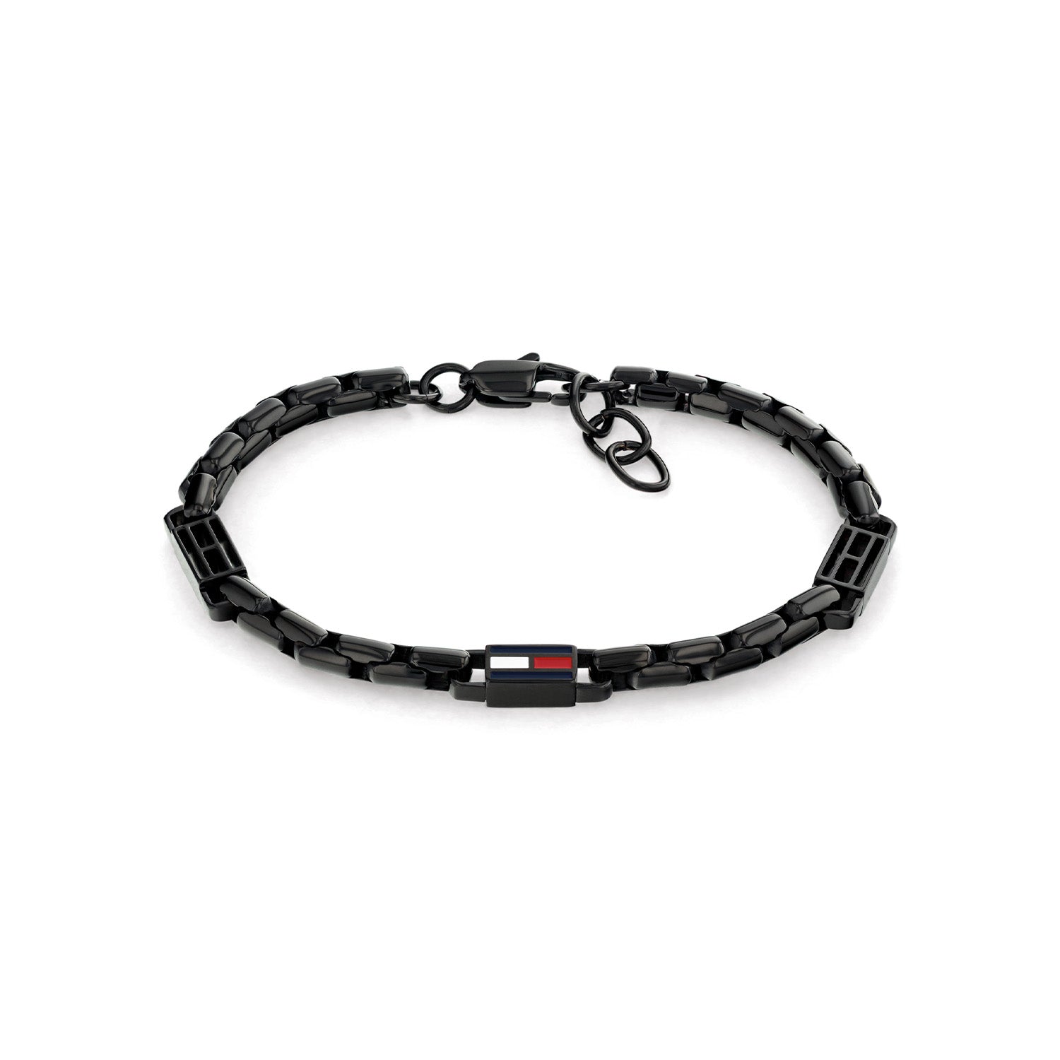 Tommy Hilfiger Jewels TJ2790676 Armband Heren 3D Flag Zw 19cm