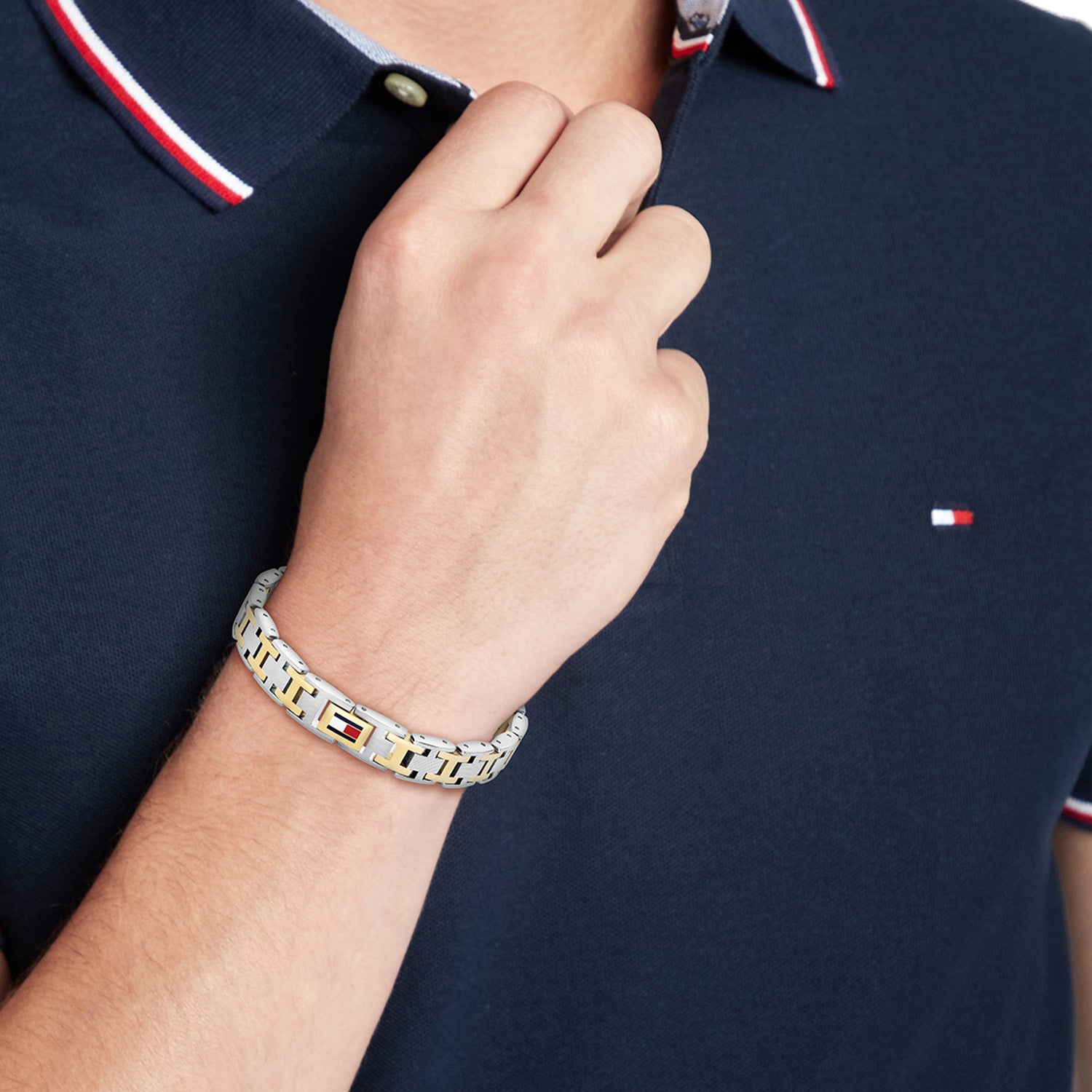 Tommy Hilfiger Jewels TJ2790683 Armband Heren H-Link Bico 19cm