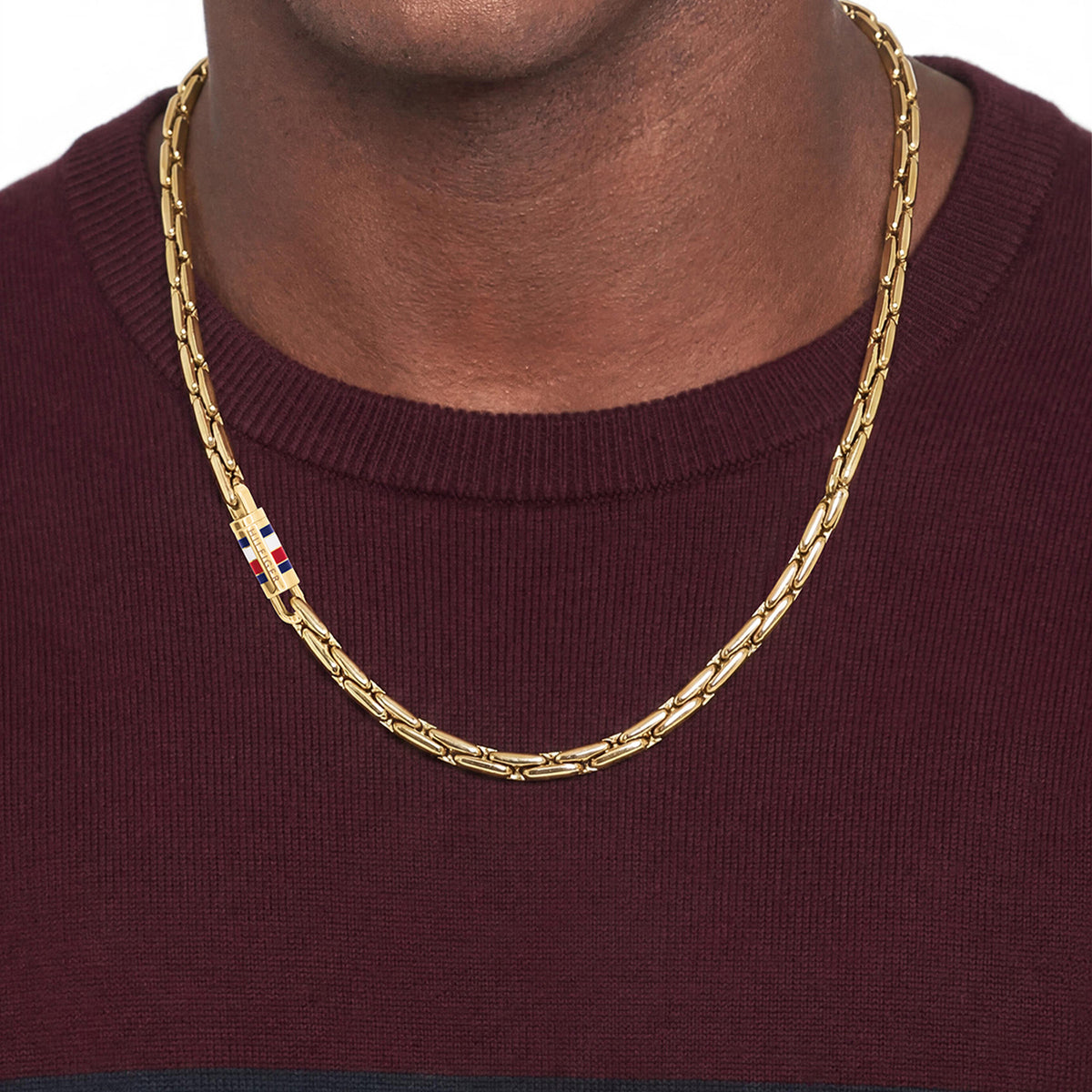 Tommy Hilfiger TJ2790746 Heren Collier Goudkleurig