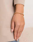 Sparkling Jewels armband | Limited Mom Bracelet SB-G-4MM-DHEART - PansiteNederland.nl