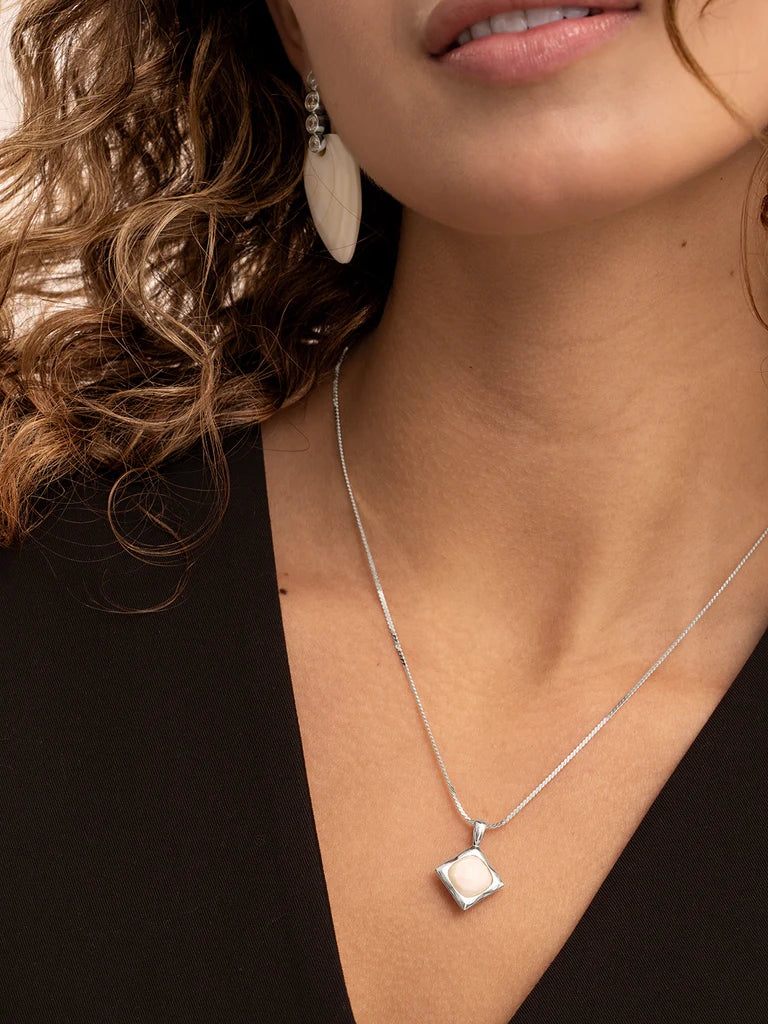 Sparkling Jewels Ketting Serpentine Chain SN-SPS-042 Zilverkleurig