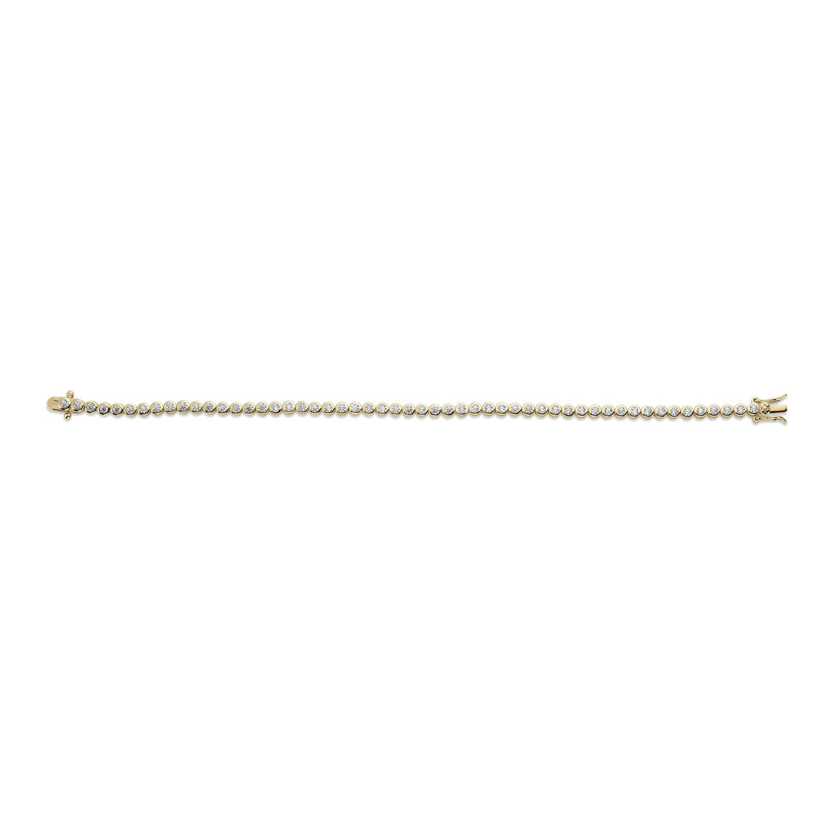 Gisser Armband Zilver Geel Verguld Zirkonia Wit – TR2Y – foto 2