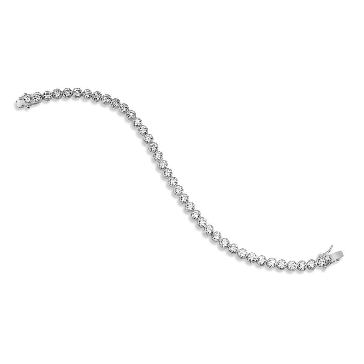 Gisser Armband Zilver Gerhodineerd Zirkonia Wit – TR4