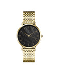 Rosefield horloge UBGSG-U35 Upper East Side Black MOP Steel Gold - PansiteNederland.nl
