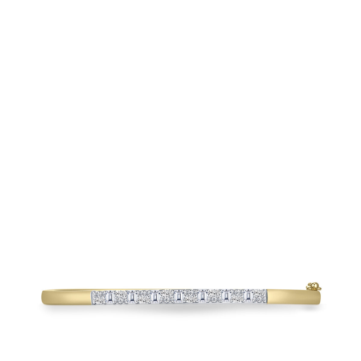 Gisser Bangle 14K Bicolor Goud Lab grown diamant – VBLB001 – foto 2