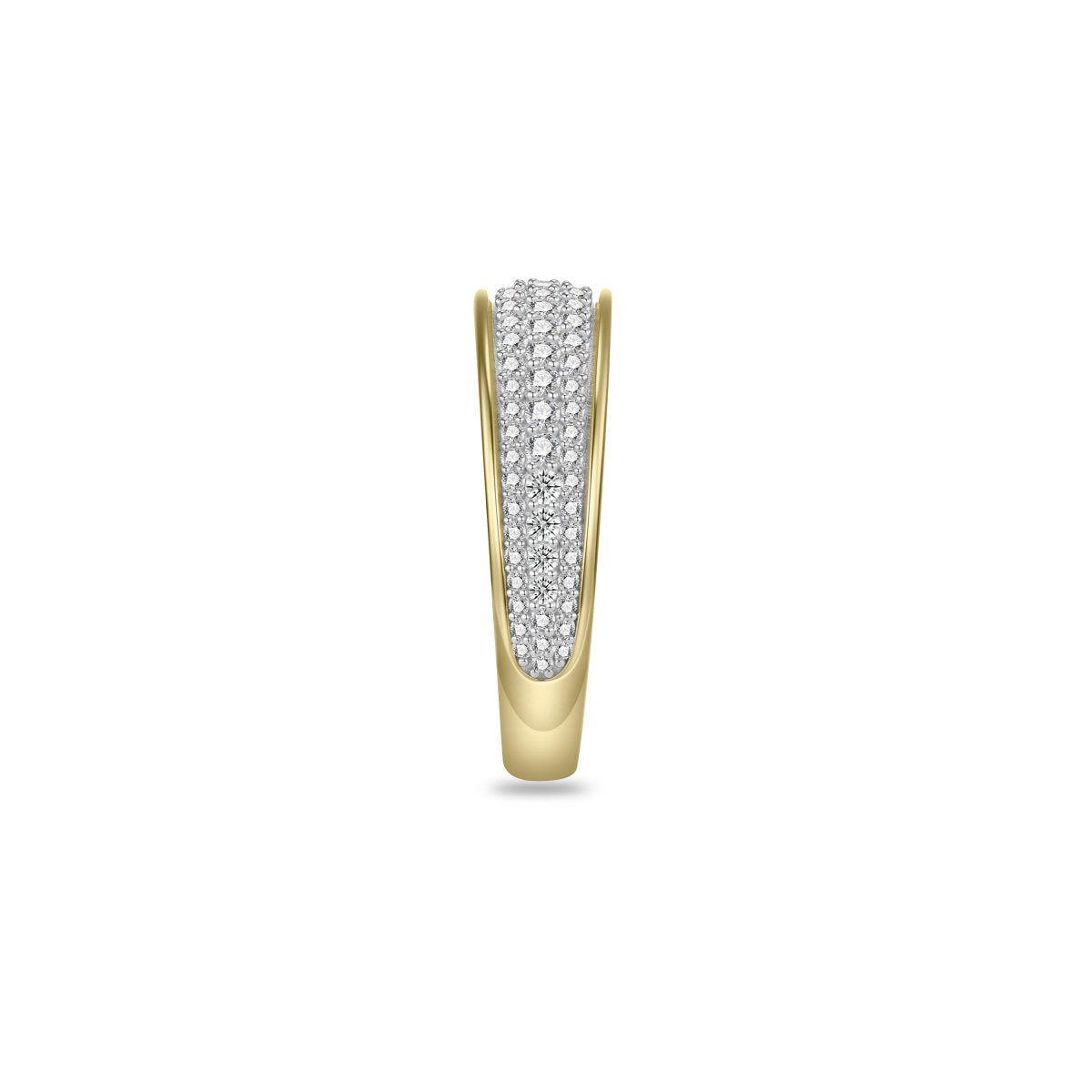 Gisser Ring 14K Bicolor Goud Lab grown diamant – VBLR008 – foto 3