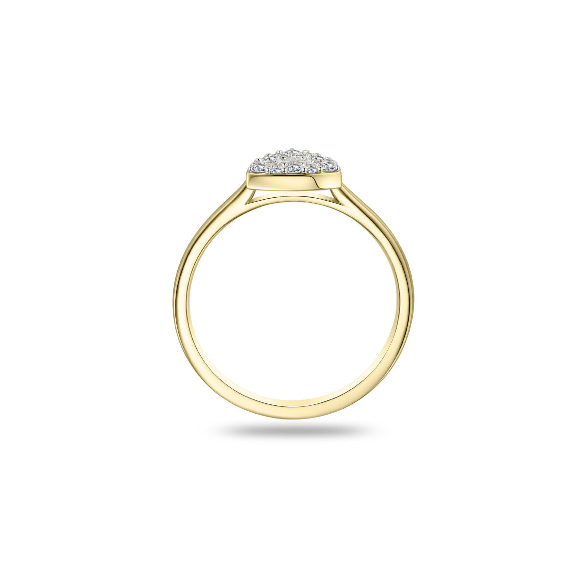 Gisser Ring 14K Bicolor Goud Lab grown diamant – VBLR085 – foto 4