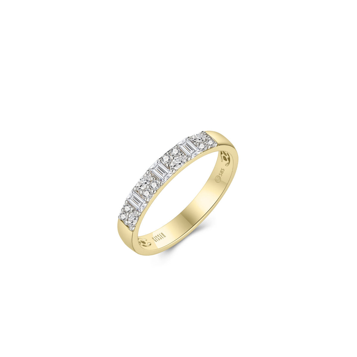 Gisser Ring 14K Bicolor Goud Lab grown diamant – VBLR087
