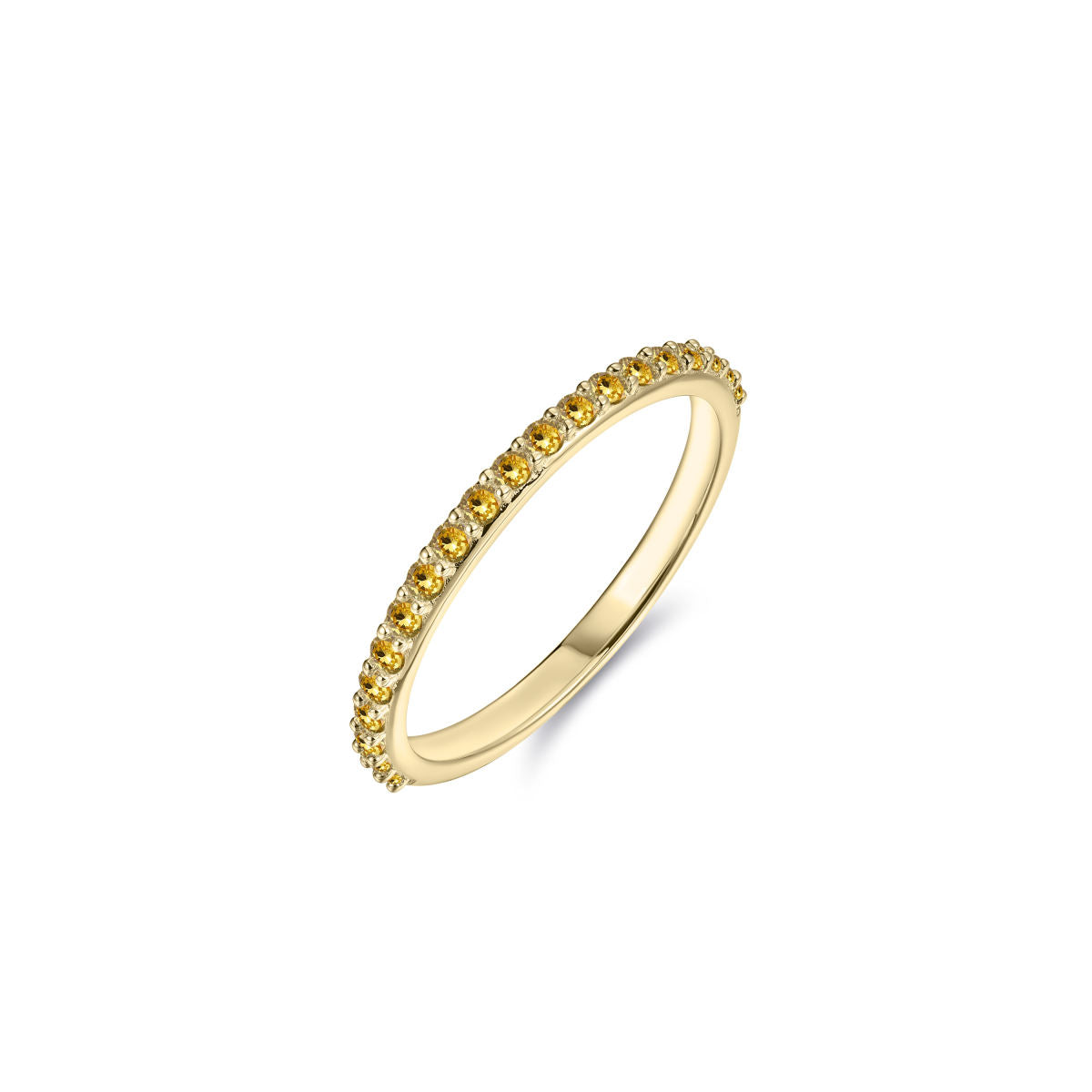 Gisser Ring 14K Geelgoud Citrien – VGCR004