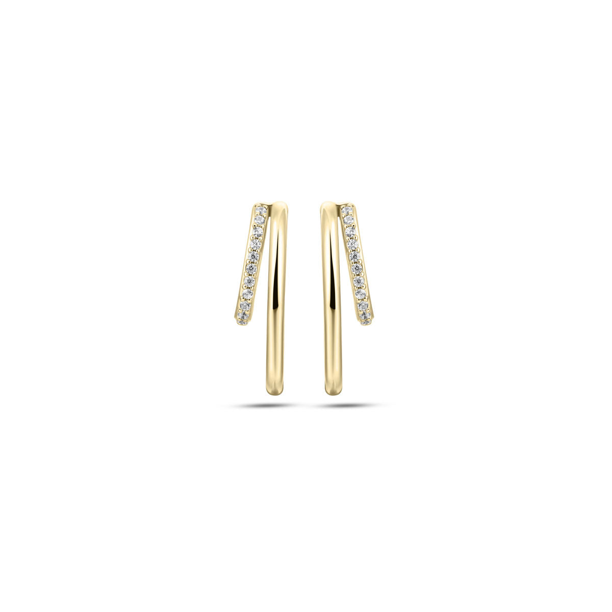 Gisser Oorbellen 14K Geelgoud Diamant – VGDE007