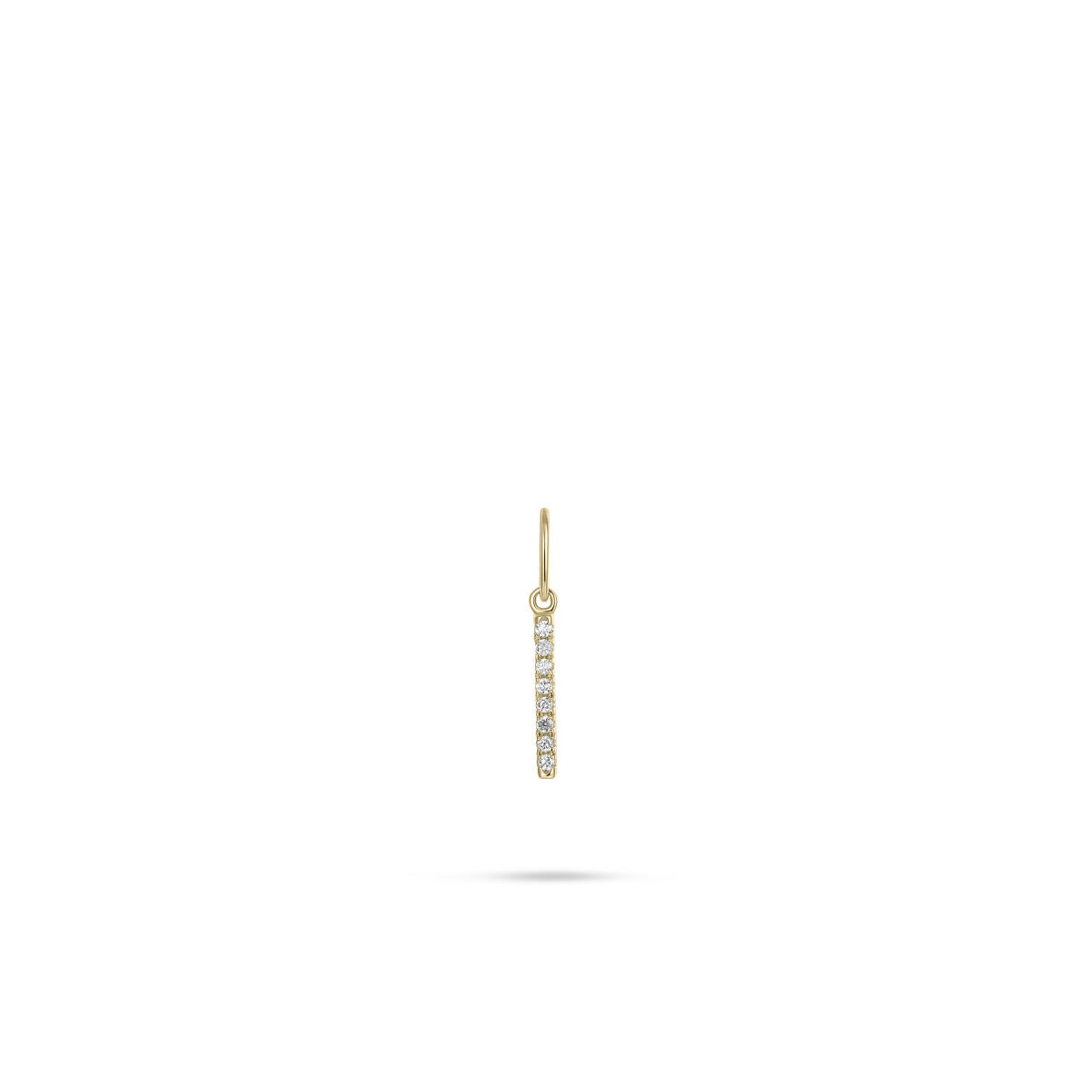 Gisser Hanger 14K Geelgoud Diamant Wit – VGDP002