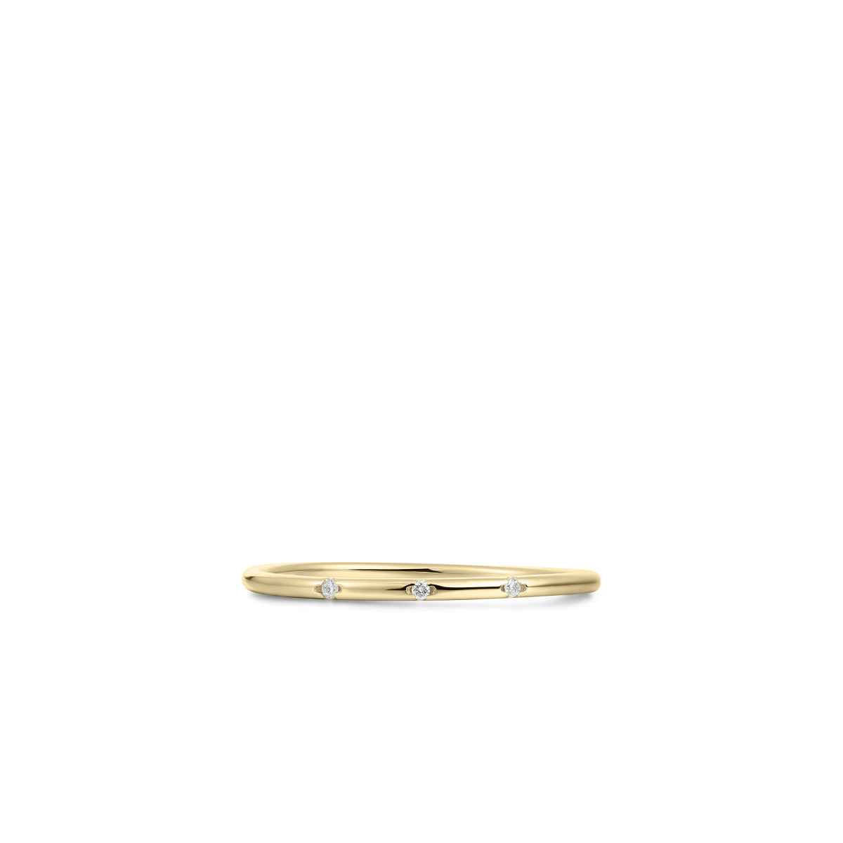 Gisser Ring 14K Geelgoud Diamant Wit – VGDR011 – foto 2