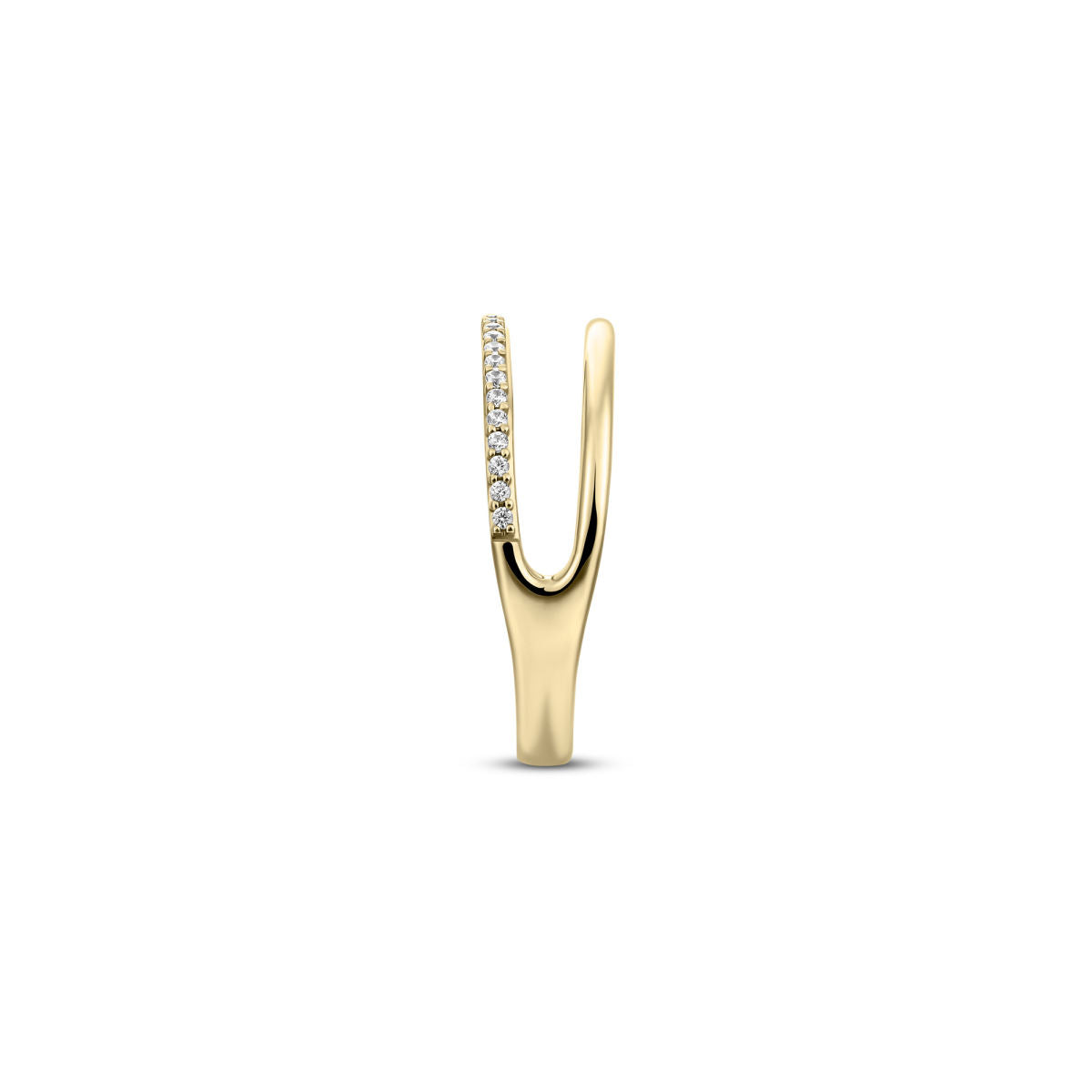 Gisser Ring 14K Geelgoud Diamant – VGDR024 – foto 3