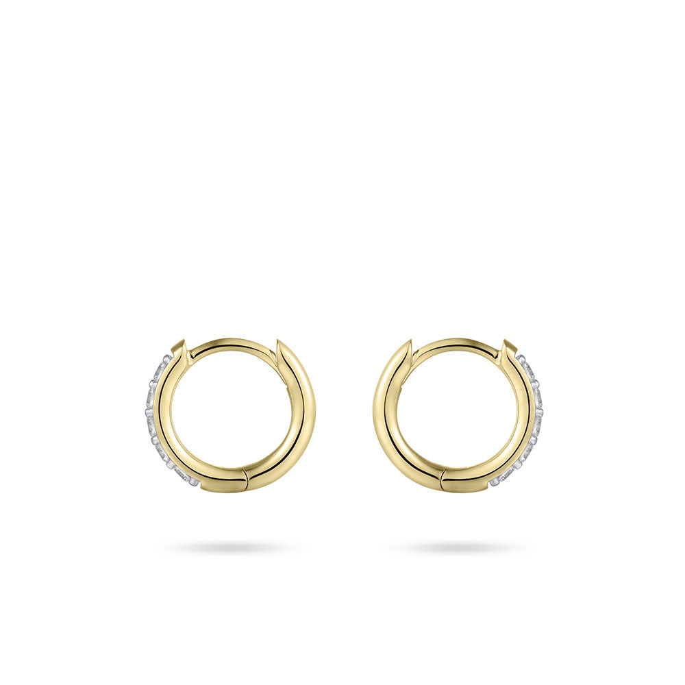 Gisser Oorbellen 14K Geelgoud Zirkonia Wit – VGKCK2/12 – foto 3