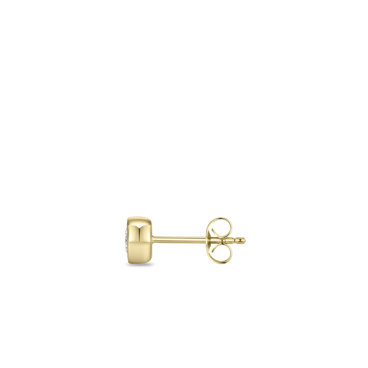 Gisser Oorbellen 14K Geelgoud Lab grown diamant – VGLE002/5 – foto 2