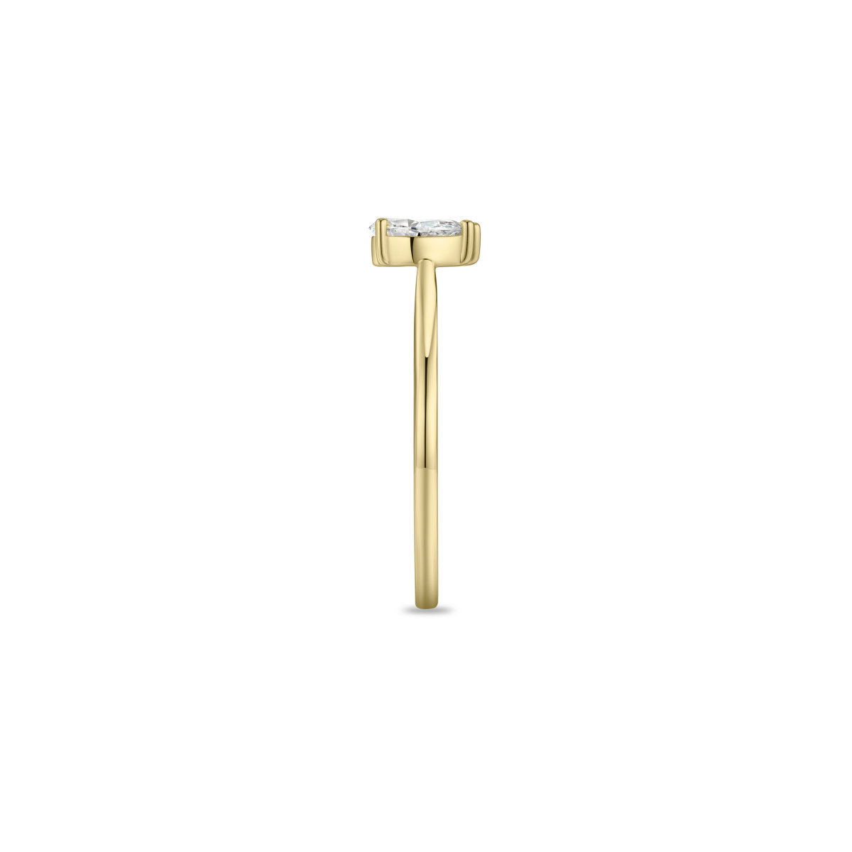 Gisser Ring 14K Geelgoud Lab grown diamant – VGLR004 – foto 3