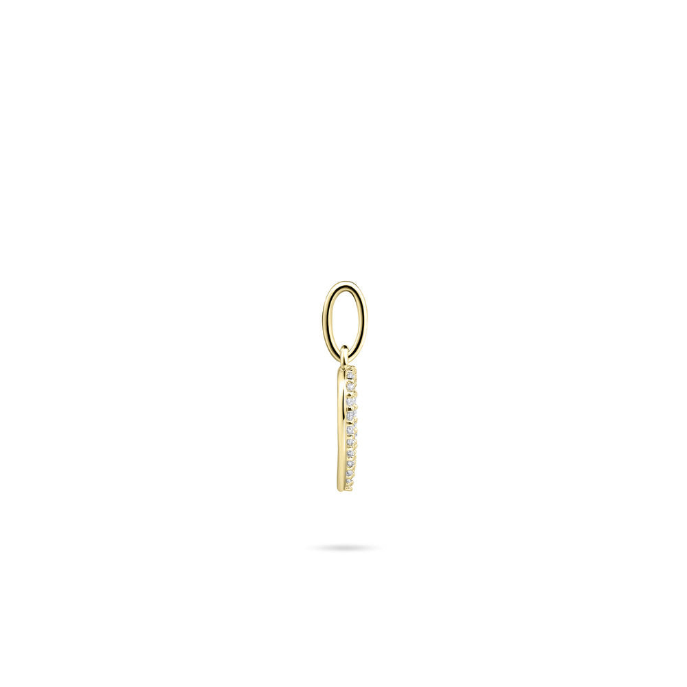 Gisser Hanger 14K Geelgoud Zirkonia Wit – VGP021 – foto 3