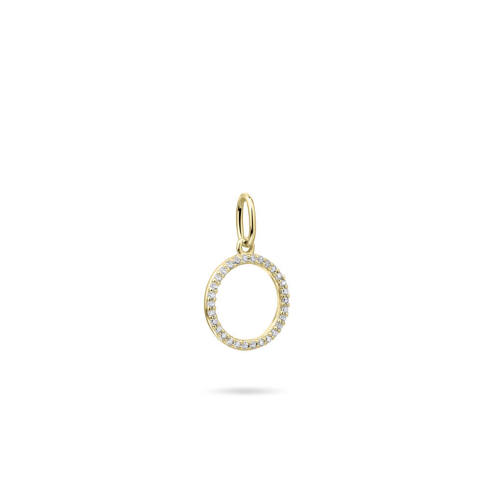 Gisser Hanger 14K Geelgoud Zirkonia Wit – VGP024 – foto 2