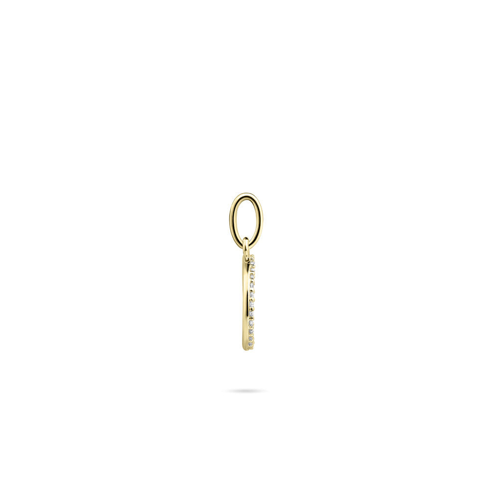 Gisser Hanger 14K Geelgoud Zirkonia Wit – VGP024 – foto 3