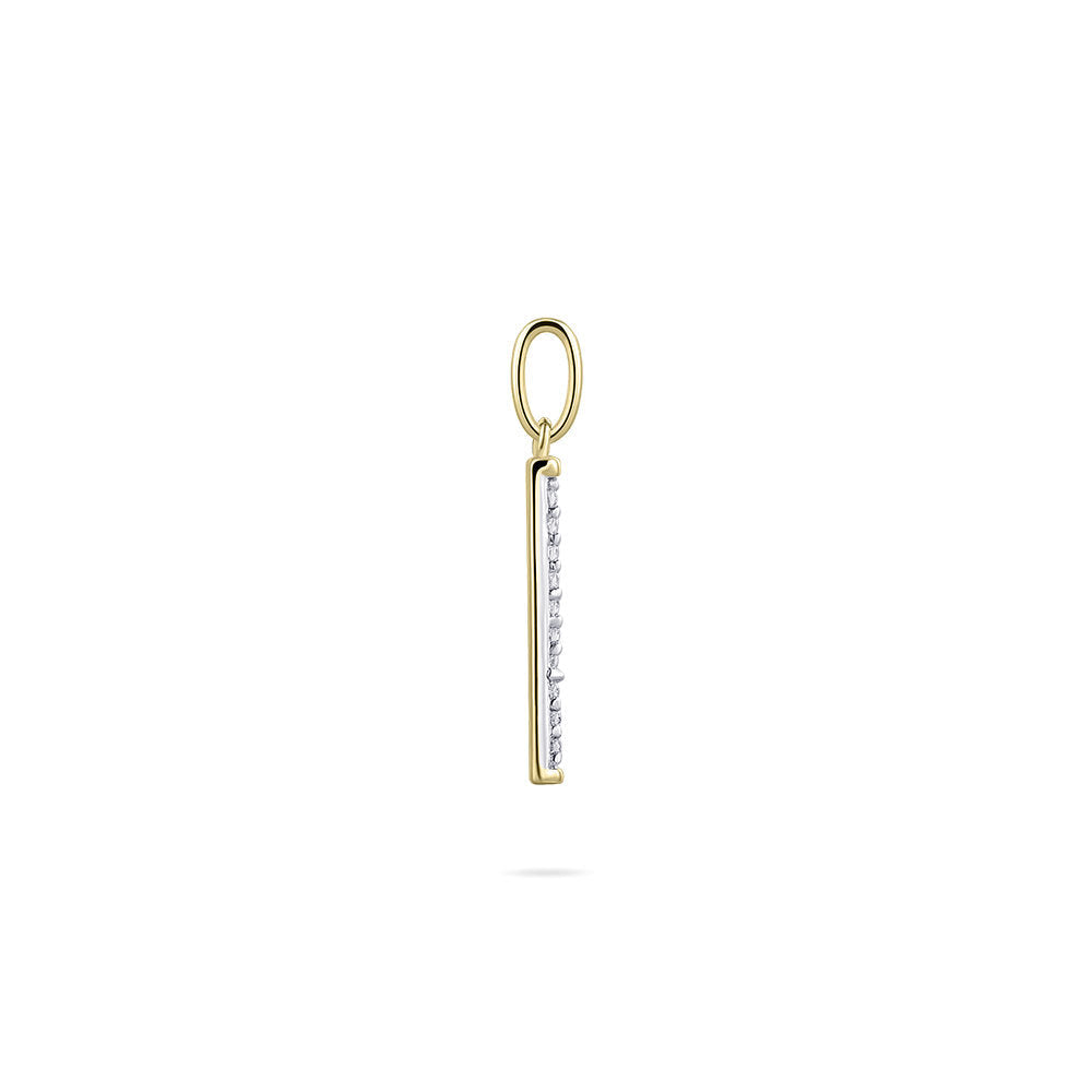 Gisser Hanger 14K Geelgoud Zirkonia Wit – VGP029 – foto 3