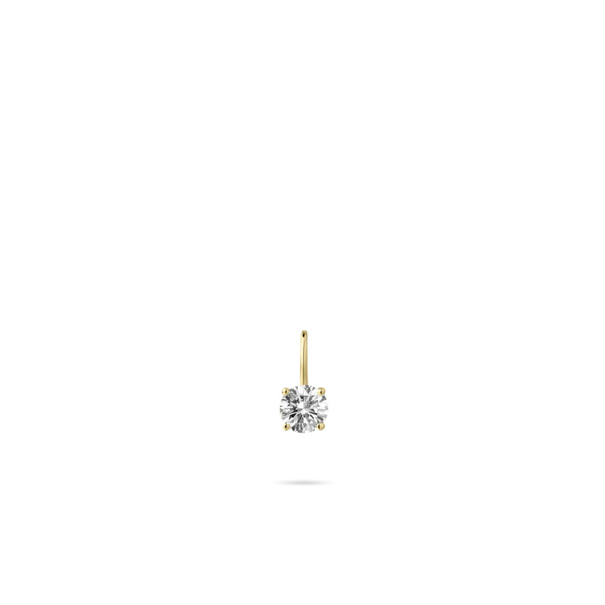 Gisser Hanger 14K Geelgoud Zirkonia Wit – VGP035
