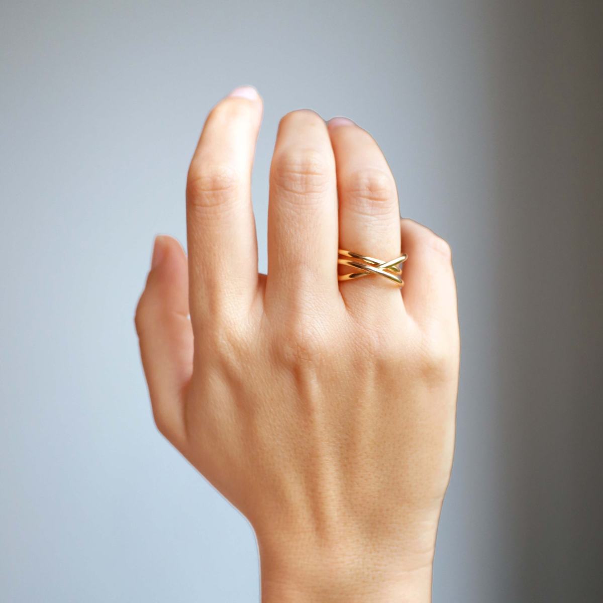 Gisser Ring 14K Geelgoud – VGR053 – foto 2