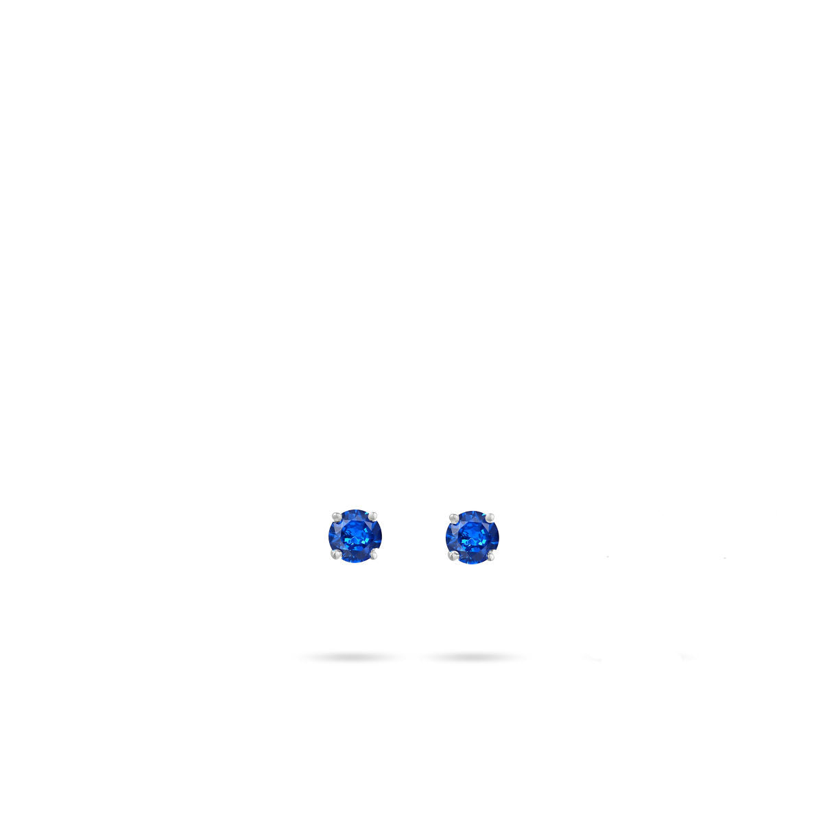 Gisser Oorbellen 14K Geelgoud Zirkonia Blauw – VWE037/3B