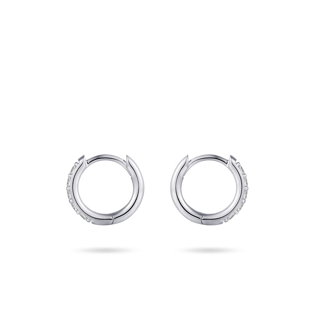 Gisser Oorbellen 14K Witgoud Zirkonia Wit – VWKCK2/12 – foto 3