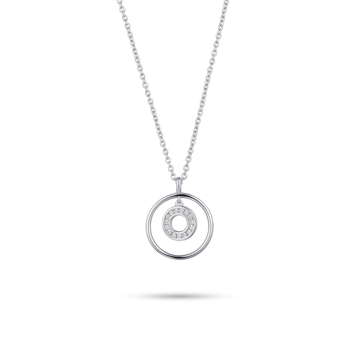 Gisser Ketting 14K Witgoud 42+3 cm – VWN040