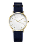 Rosefield horloge WBUG-W70 The West Village Blue Gold