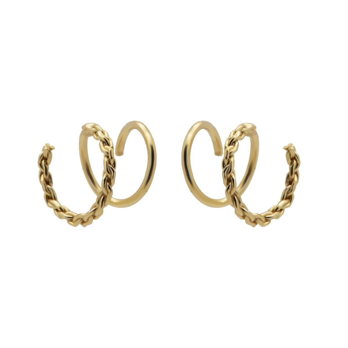 Karma Symbols XL NINA Goldplated X139GP oorknoppen