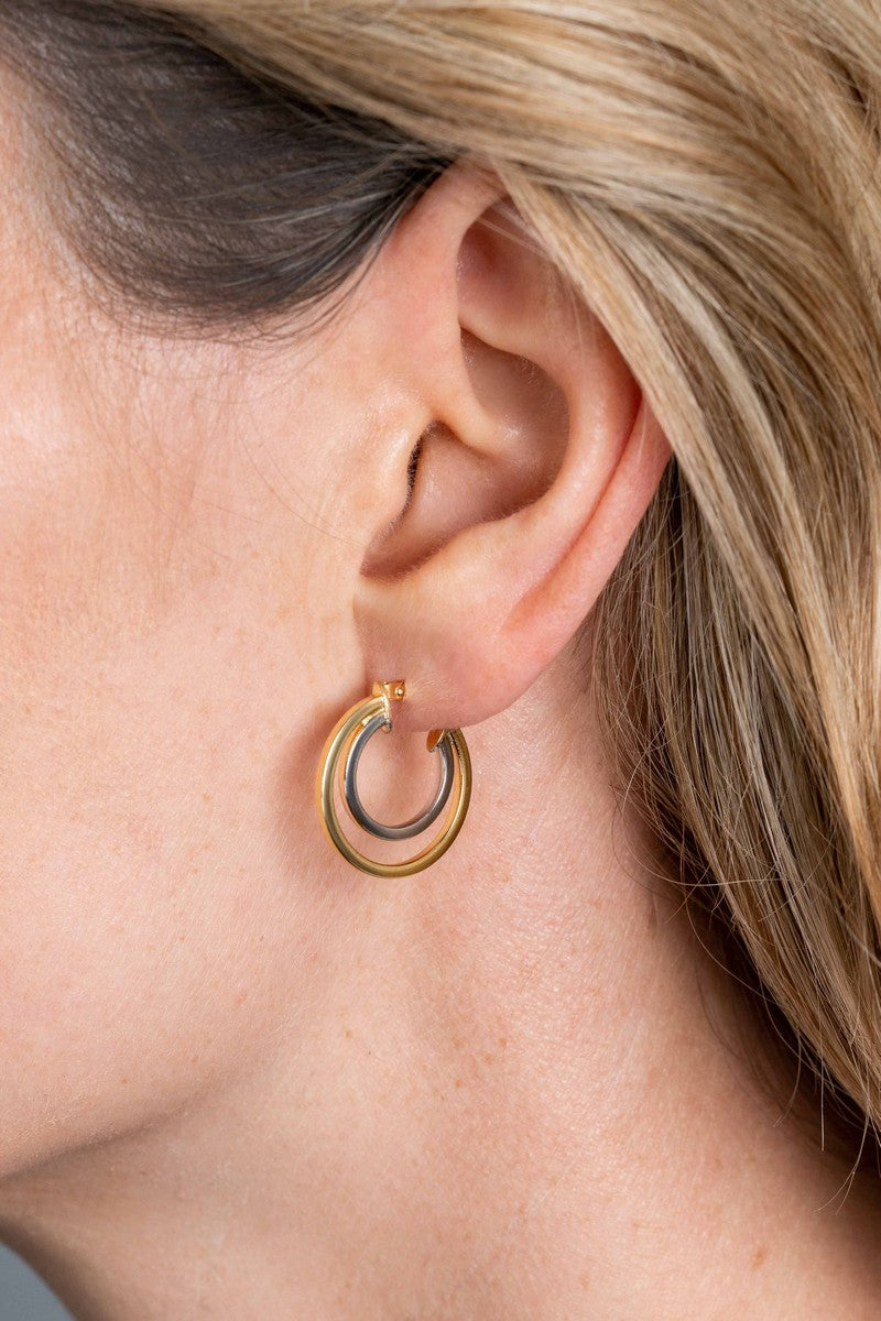 ZINZI 14K Gouden Oorbellen ZGO335 18mm